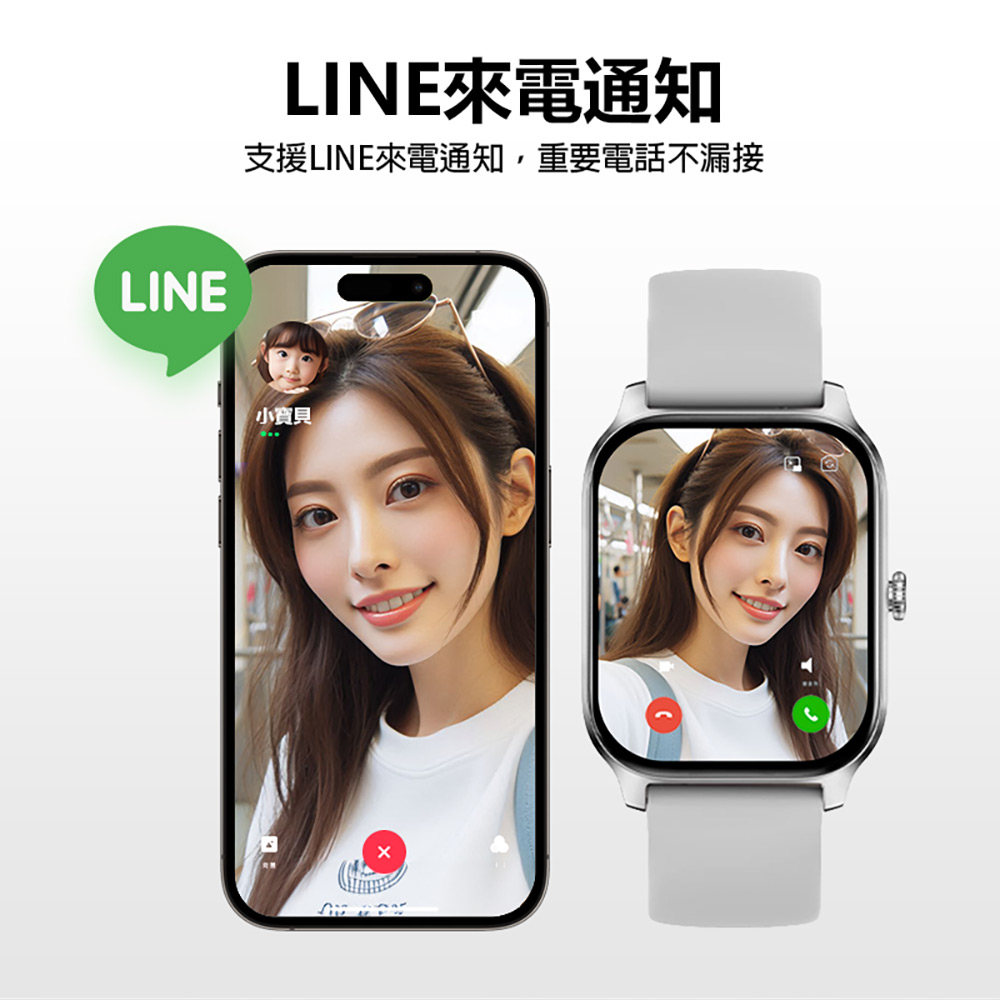 SW-30 Plus OD1 藍芽運動手錶 震動版(升級吸汗錶帶 2.06吋高清螢幕 藍芽通話 健康監測 LINE來電通知)